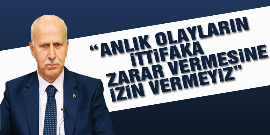 MHP’li Karapıçak: “Anlık olayların ittifaka zarar vermesine izin vermeyiz”
