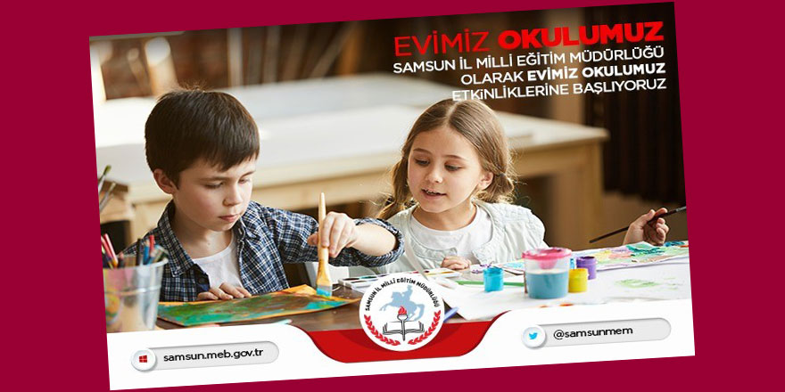 Samsun'da öğretmen ve öğrenciler evde yapılabilecek içerikler üretiyor