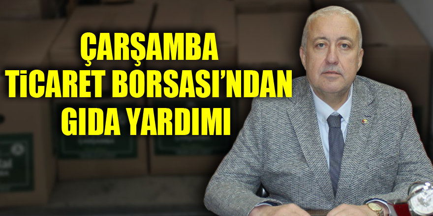 ÇTB’den gıda yardımı