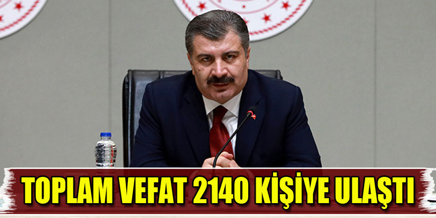 Sağlık Bakanlığı: 'Son 24 saatte korona virüsten 123 kişi hayatını kaybetti'