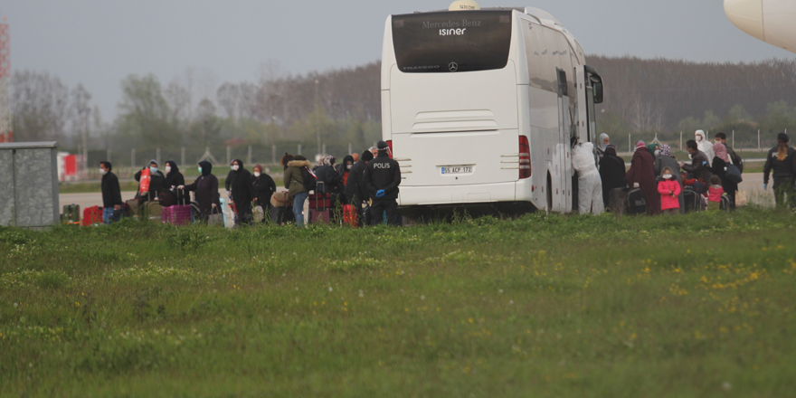 Almanya’dan 289 Türk vatandaşı Samsun’a getirildi