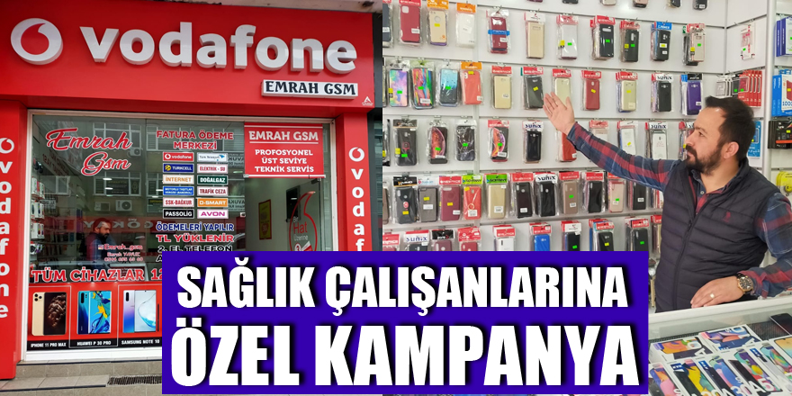 Sağlık çalışanlarına özel kampanya