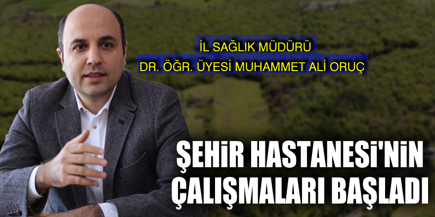 Samsun Şehir Hastanesi'nin zemin etüt çalışmaları başladı