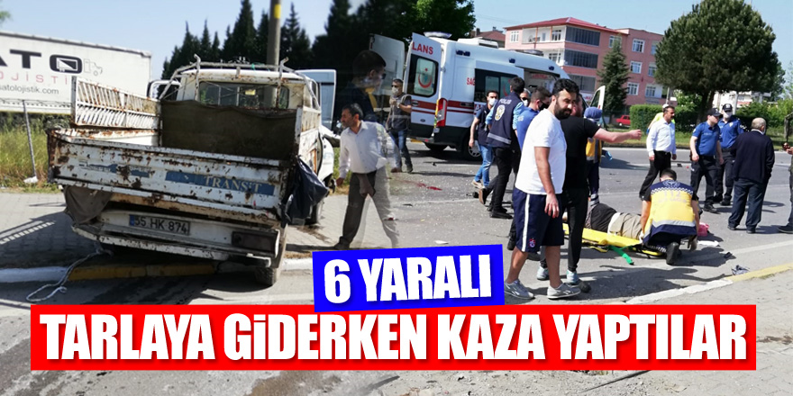Samsun-Ordu Karayolu’nda kaza: 6 yaralı
