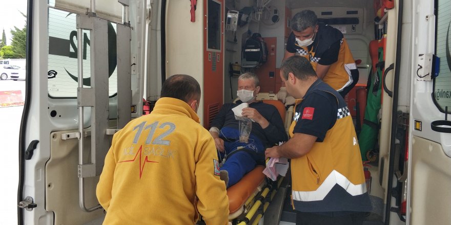 Akciğer hastası, ambulans helikopterle hastaneye kaldırıldı   