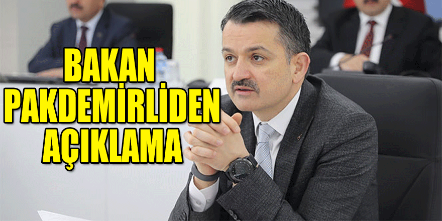 Bakan Pakdemirli: '2 bin 347 eve daha aş ve iş sağlıyoruz'