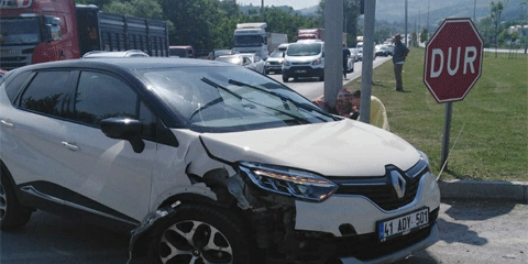 Samsun'da trafik kazası: 4 yaralı