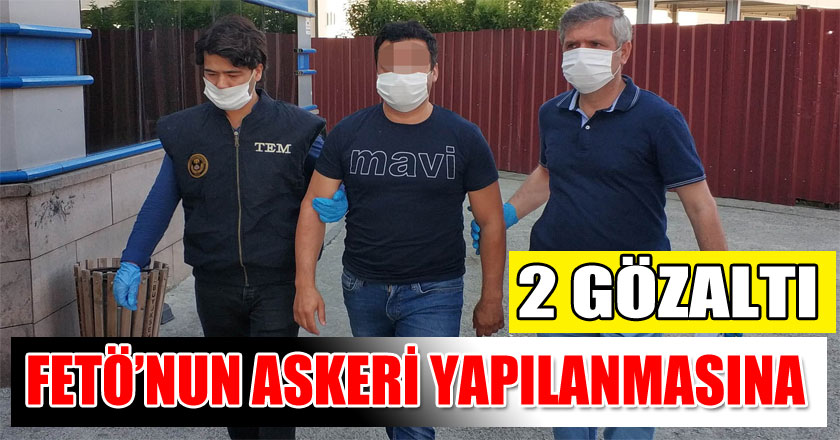 Samsun’da, FETÖ’nun askeri yapılanmasına 2 gözaltı