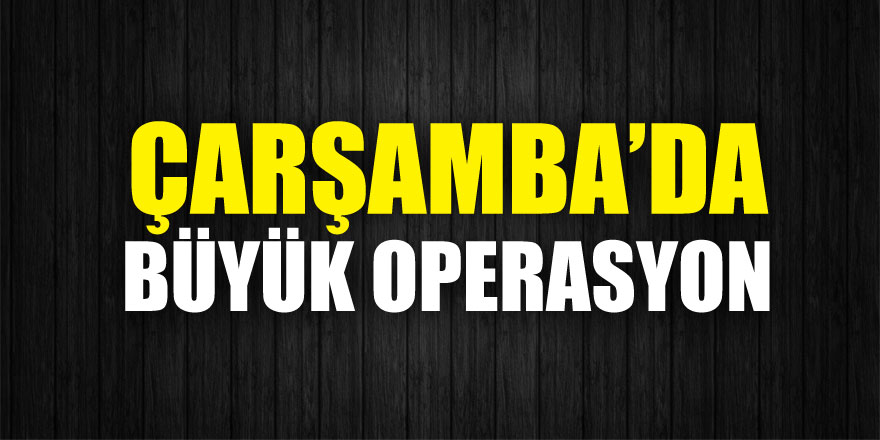 Samsun’da büyük uyuşturucu operasyonu