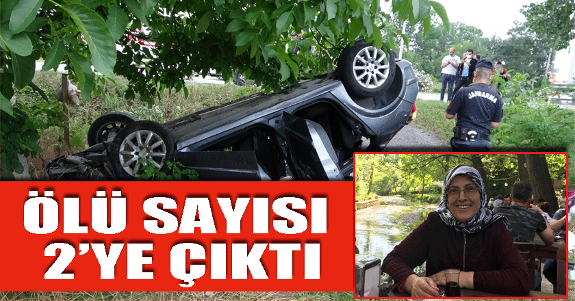 Samsun'daki kazada ölü sayısı 2'ye çıktı