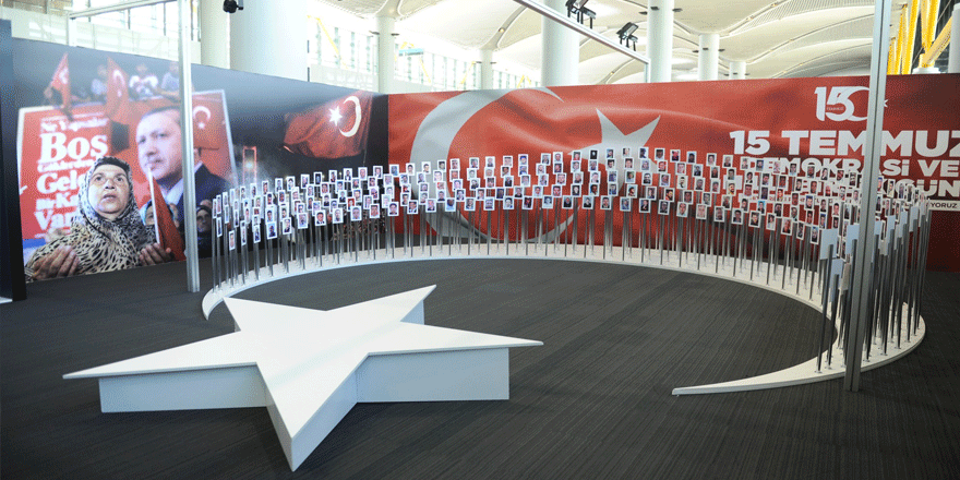 İstanbul Havalimanı’nda 15 Temmuz zafer sergisi