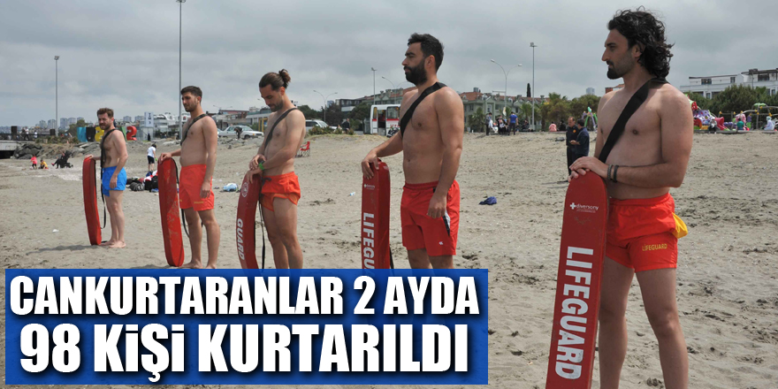 Samsun’da cankurtaranlar tarafından 2 ayda 98 kişi kurtarıldı