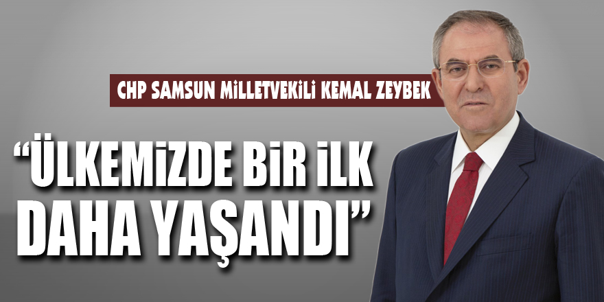 “ÜLKEMİZDE BİR İLK DAHA YAŞANDI”