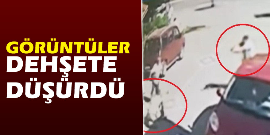 Samsun’da 2 kişinin öldürüldüğü silahlı çatışmanın görüntüleri dehşete düşürdü