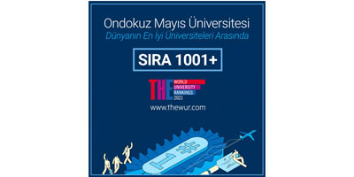 OMÜ Times Higher Education sıralamasında yeniden 1001+ grubunda