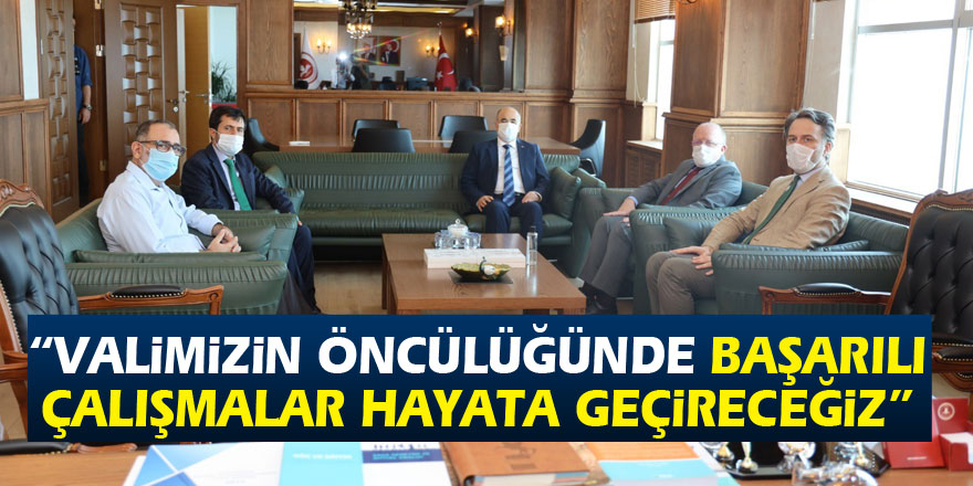 Rektör Aydın: “Valimizin öncülüğünde başarılı çalışmalar hayata geçireceğiz”