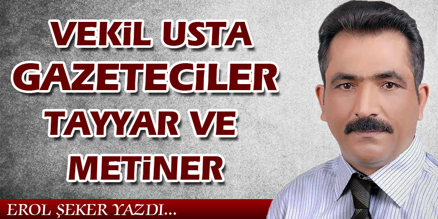 Vekil Usta, Gazeteciler Tayyar ve Metiner