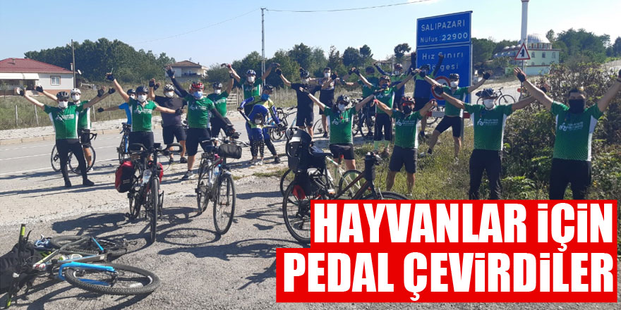 HAYVANLAR İÇİN PEDAL ÇEVİRDİLER