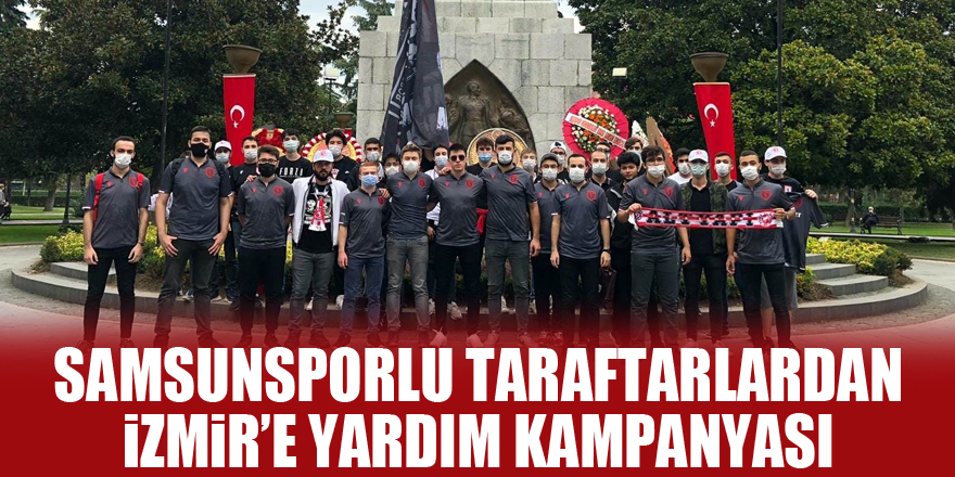 Samsunsporlu taraftarlardan İzmir’e yardım kampanyası