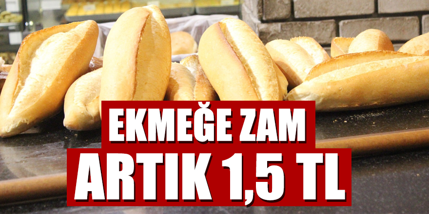 Çarşamba’da Ekmek Artık 1,50 TL