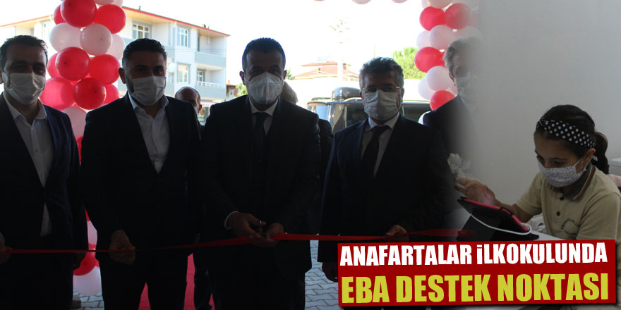 ANAFARTALAR İLKOKULUNDA EBA DESTEK NOKTASI