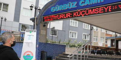 İlkadım’dan camilere ‘hijyen’ desteği