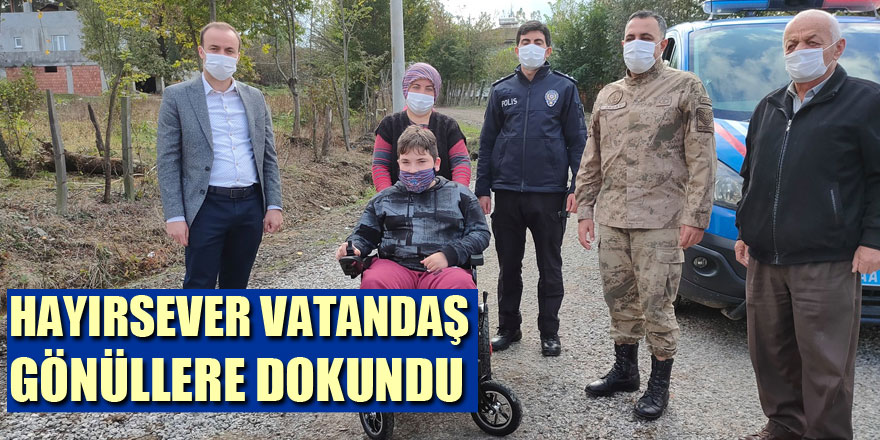 HAYIRSEVER VATANDAŞ GÖNÜLLERE DOKUNDU