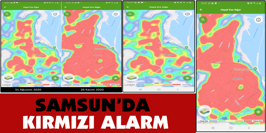 Samsun'da ‘kırmızı’ alarm