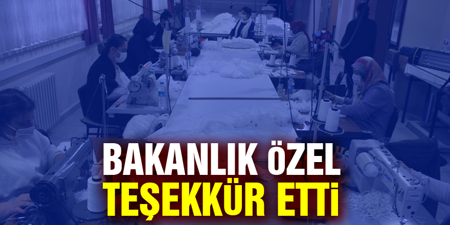 Samsun'da lise 1,5 milyon maskeye ulaştı, bakanlık özel teşekkür etti