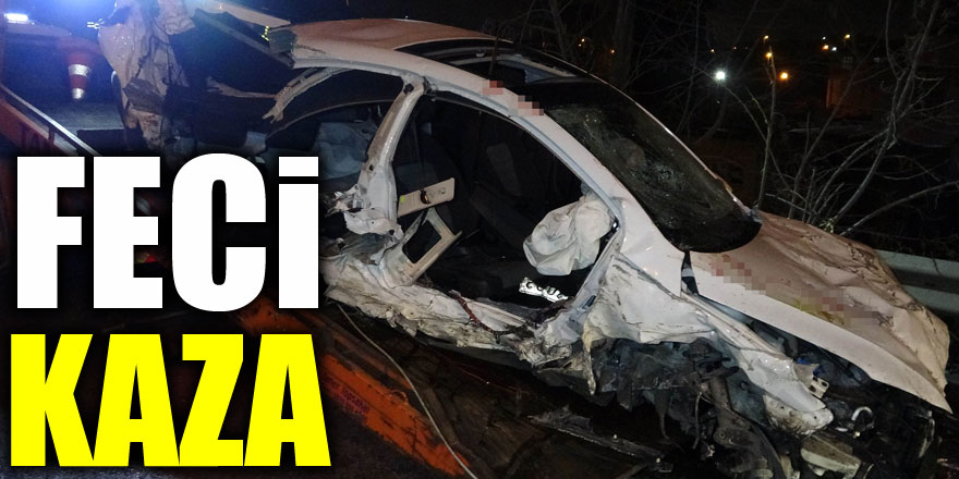 Samsun'da karşı şeride geçen otomobil tır ile çarpıştı: 1 ölü, 2 yaralı