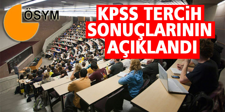 ÖSYM Başkanı Aygün, KPSS-2020/2 Tercih sonuçlarının açıklandığını duyurdu