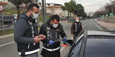 Samsun'da sokağa çıkma kısıtlamasıyla ilgili uygulama düzenlendi