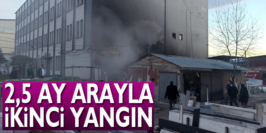 Tekstil fabrikasında 2,5 ay arayla ikinci yangın