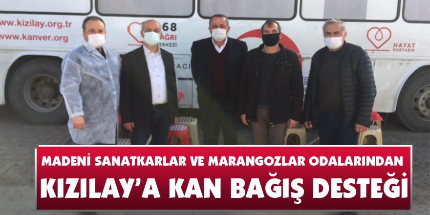 Madeni Sanatkarlar Ve Marangozlar Odalarından Kızılay’a Kan Bağış Desteği