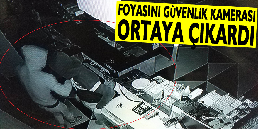 Pastaneden canı çekince tatlı çaldığını söyleyen zanlının foyasını güvenlik kamerası ortaya çıkardı