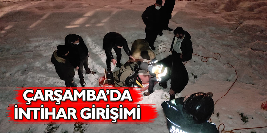 Çarşamba’da İntihar Girişimi