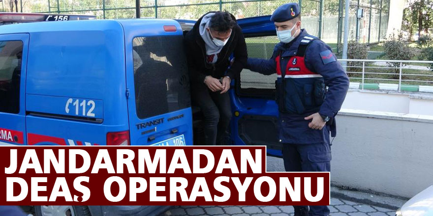 Samsun'da jandarmadan DEAŞ operasyonu: 2 gözaltı