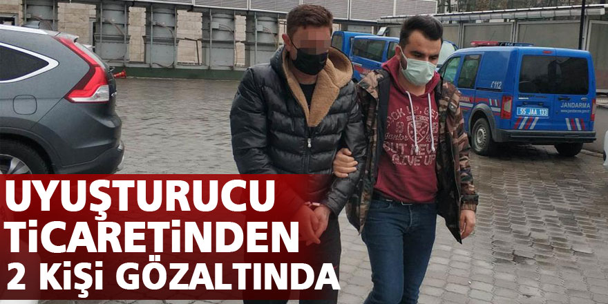 Samsun'da uyuşturucu ticaretinden 2 kişi gözaltına alındı