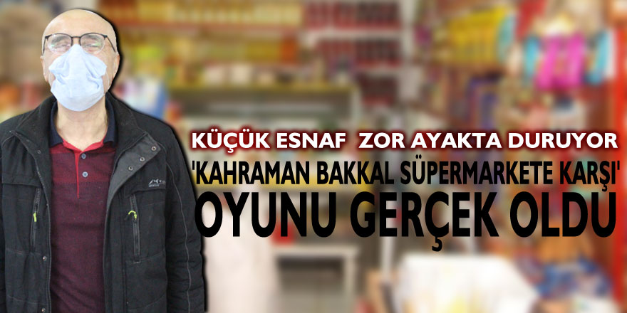 'KAHRAMAN BAKKAL SÜPERMARKETE KARŞI' OYUNU GERÇEK OLDU