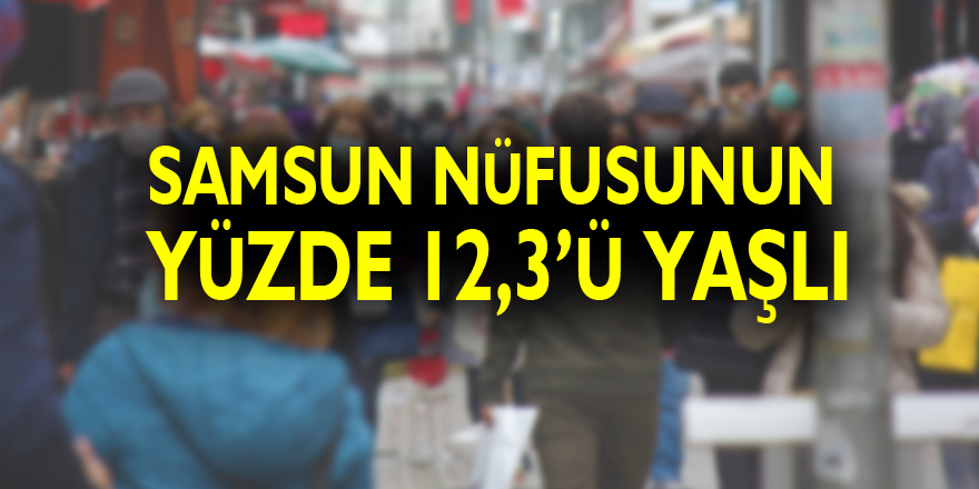 Samsun nüfusunun yüzde 12,3’ü yaşlı