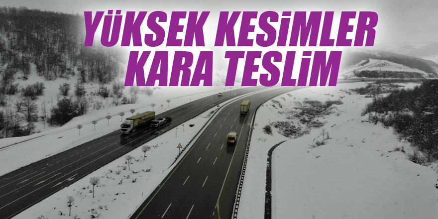 Samsun'da yüksek kesimler kara teslim