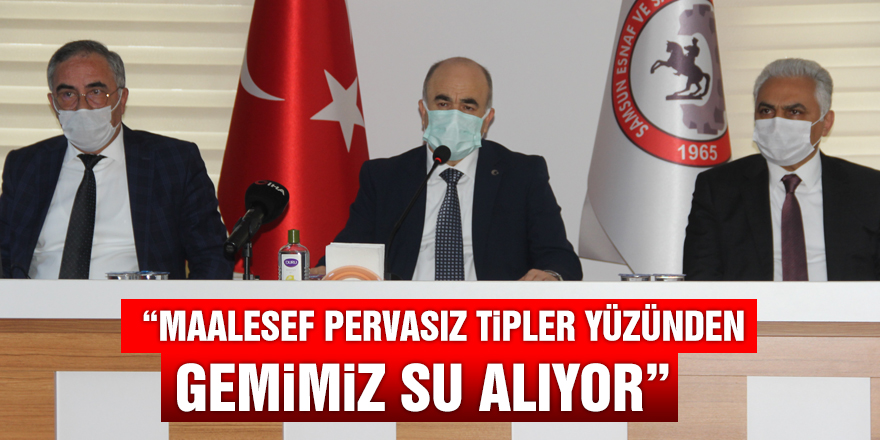 “Maalesef pervasız tipler yüzünden gemimiz su alıyor” 