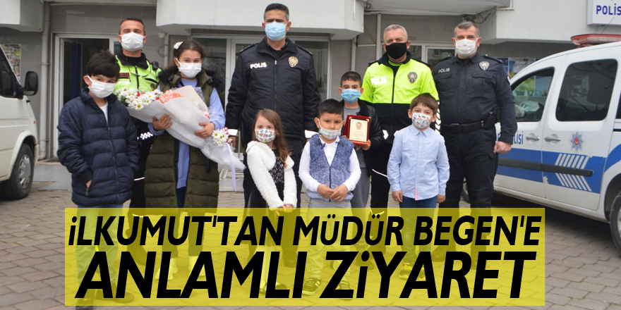 İlkumut'tan Müdür Begen'e anlamlı Ziyaret