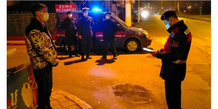 Samsun'da karantina ihlali yapan bir kişi jandarmaya yakalandı