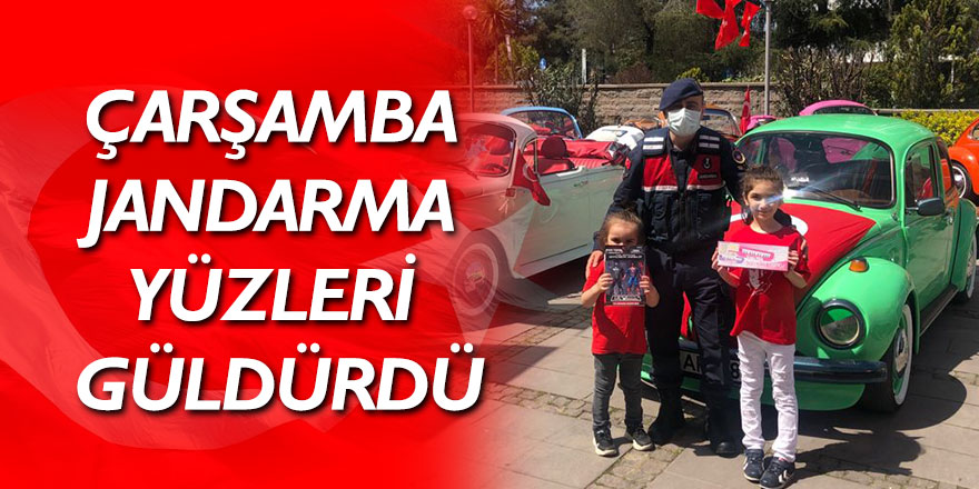 Jandarma yüzleri güldürdü