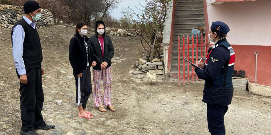 Havza’da jandarmadan 3 günlük kısıtlamada yoğun mesai