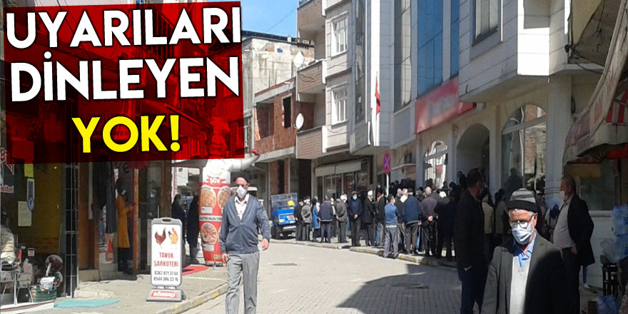 UYARILARI DİNLEYEN YOK!