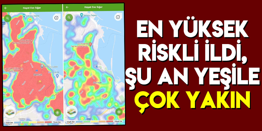 En yüksek riskli ildi, şu an yeşile çok yakın