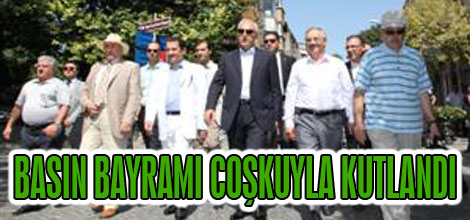 BASIN BAYRAMI COŞKUYLA KUTLANDI