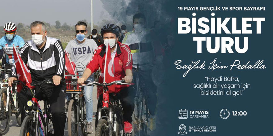 Bafra Belediyesi 19 Mayıs'ta bisiklet turu düzenleyecek